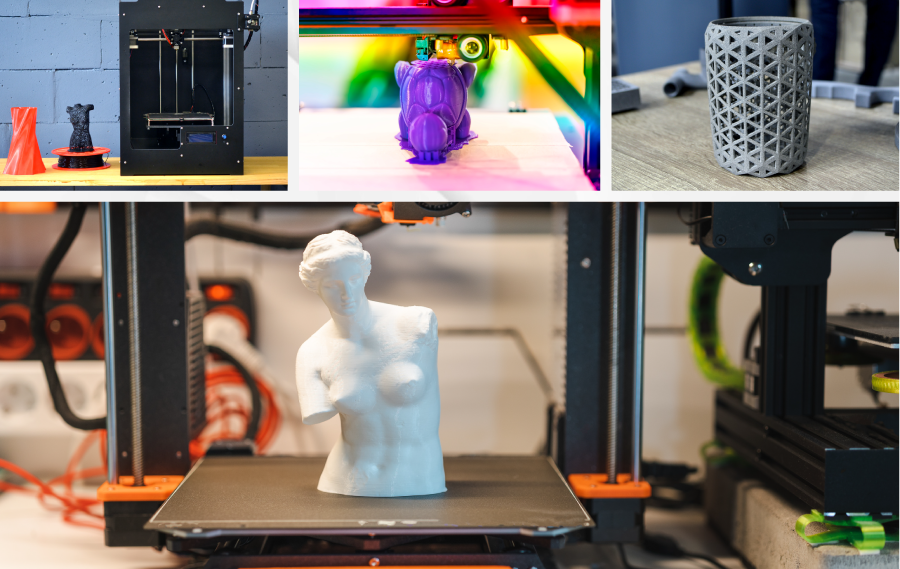 Impresora 3D en funcionamiento