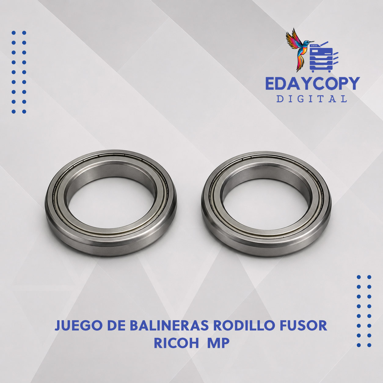 JUEGO DE BALINERAS RODILLO FUSOR RICOH MP 3500/4000/4001/4002/5000/5001/5002