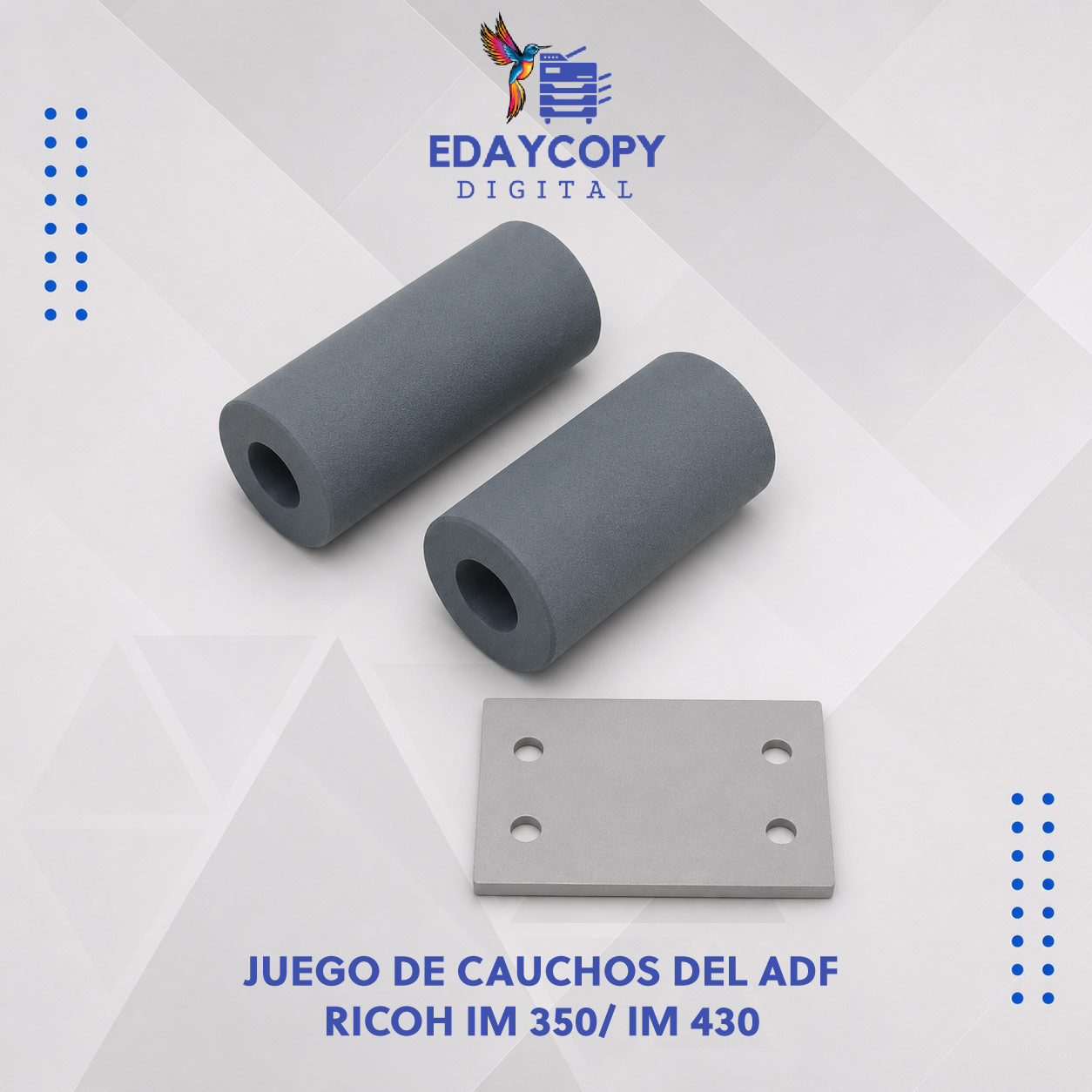 JUEGO DE CAUCHOS DEL ADF RICOH IM 350/ IM 430