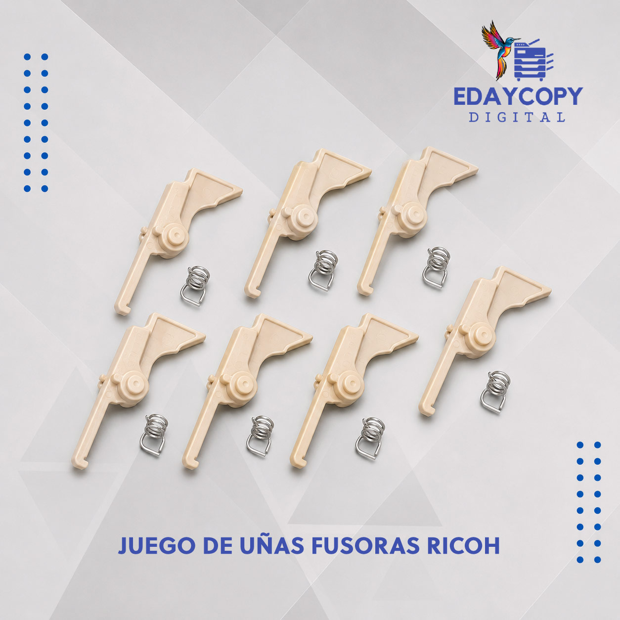 JUEGO DE UÑAS FUSORAS RICOH MP 3500/4000/4001/4002/5000/5001/5002