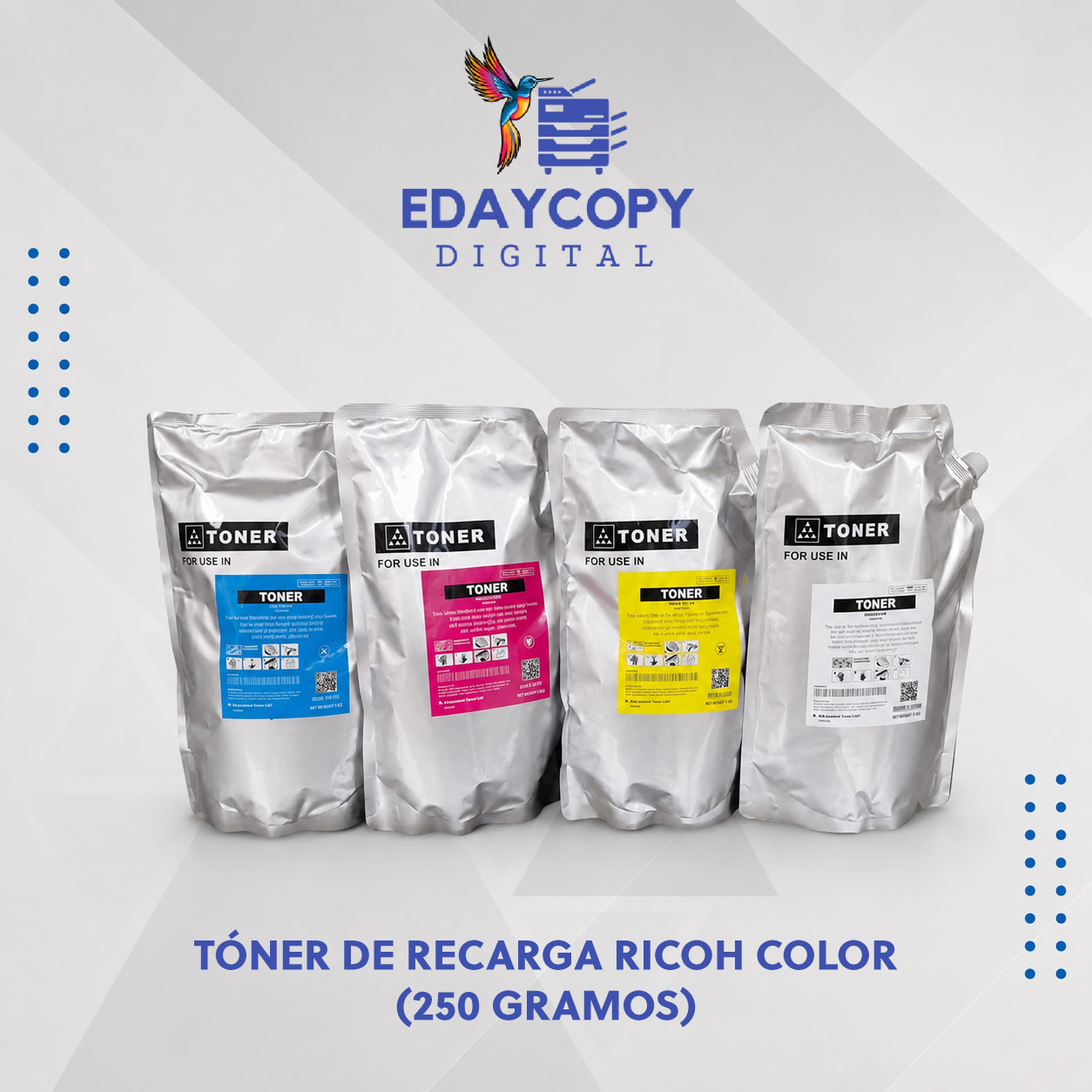 Tóner de Recarga Ricoh Color 250 Gramos